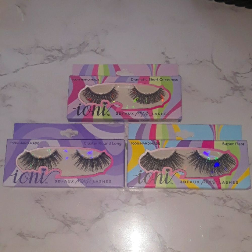 IONI 3D FAUX MINK LASHES BUNDLE